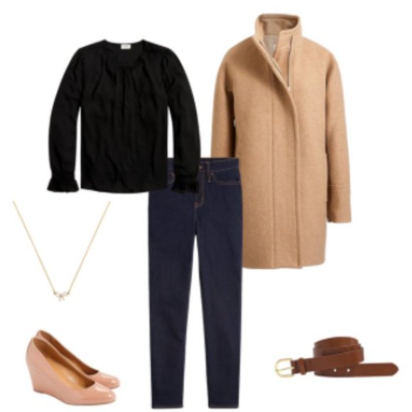 J. Crew Tan Wool "City Coat" - Picture 5 of 15